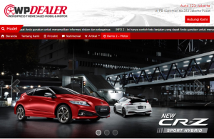 Tema WordPress Premium Dealer Mobil Indonesia