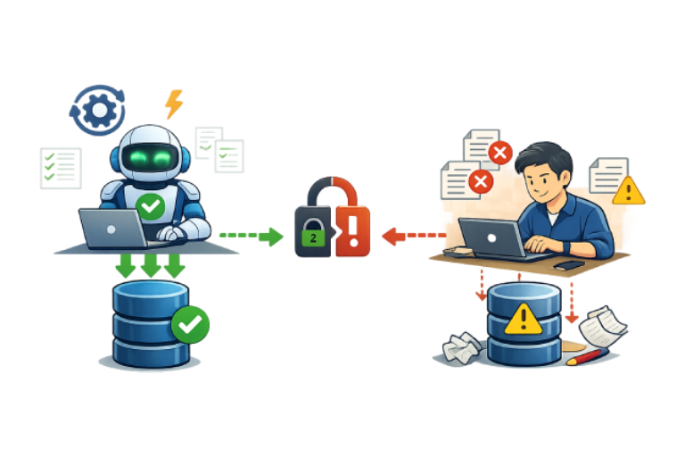 Auto commit vs Manual Commit database
