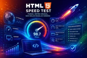 Memahami HTML5 Speed Test, Fungsi, Metrik Krusial, dan Solusi Masalah Koneksi